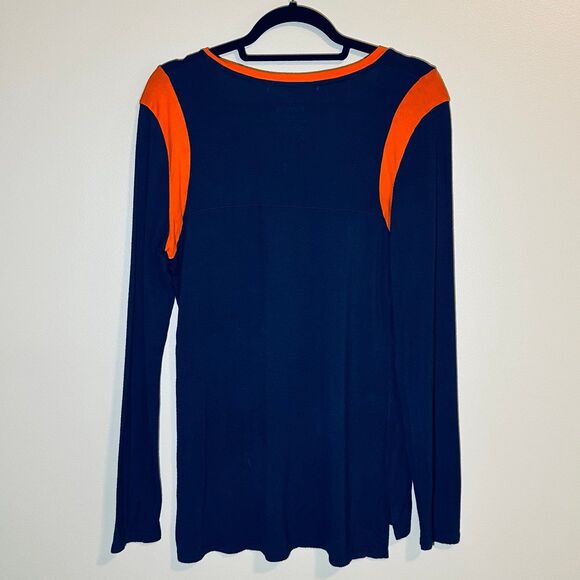 NFL CHICAGO BEARS Long Sleeve V-neck Shirt Womens Medium *READ* - Picture 3 of 4